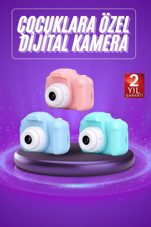 ASTRALTECH Dijital Fotoğraf Makinesi Çocuk Mini 1080p HD Kaliteli Renkli