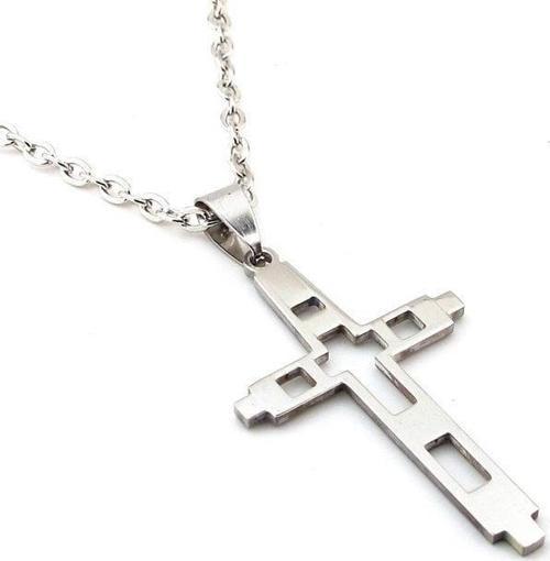 HAÇ ÇARMIH CHRIST PASLANMAZ ÇELİK UNİSEX KOLYE Q0242