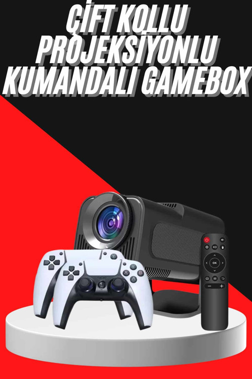 ASTRALTECH Retro Video Oyunu Konsolu Android Tv El Oyun Konsolu WIFI Taşınabilir Projeksiyon Cihazı
