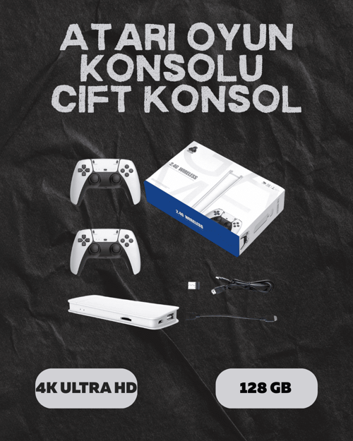 ASTRALTECH M15 Retro Konsol – 20.000 Oyunlu, Çift Gamepadli, 4K HDMI