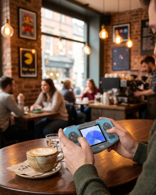 ASTRALTECH Taşınabilir Game Console Dahili Oyunlu TV Bağlantılı Şarjlı Retro Oyun Konsolu