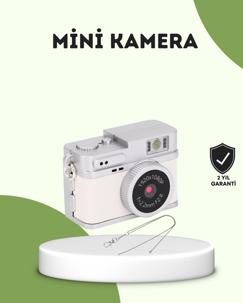 ASTRALTECH Mini HD Dijital Kamera 1080P Kordonlu Taşınabilir Retro Model