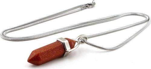 İtalyan Çelik Zincirli Yıldız Taşı Doğal Taş Erkek Kolye Q0729