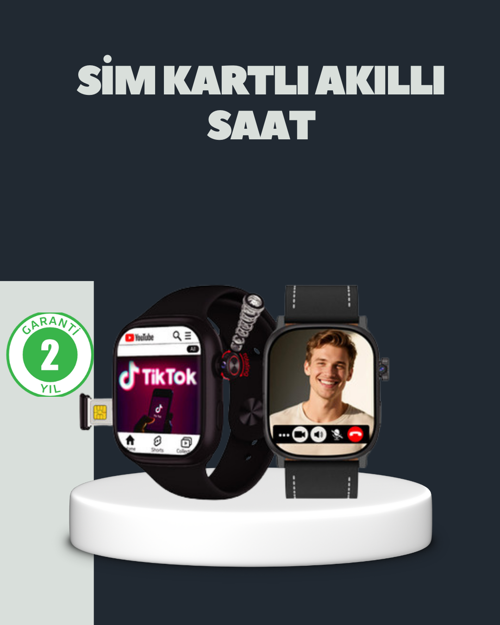 ASTRALTECH SIM Kartlı GPS Destekli Akıllı Saat Sesli Görüşmeli