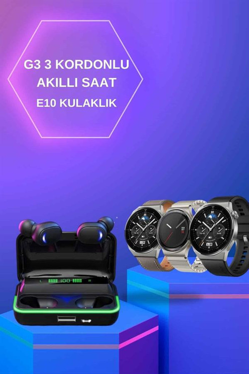 ASTRALTECH Yeni Nesil Akıllı Saat Ve Bluetooth Kulaklık Titreşim Bildirimleri Uyku Takibi