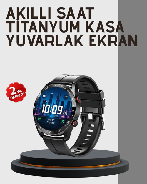 ASTRALTECH Akıllı Saat Yeni Model Sesli Asistan Bildirim Görme Bluetooth Bağlantılı Müzik Dinleme