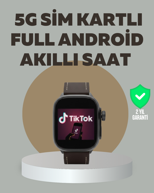 ASTRALTECH Android Akıllı Saat 5G Destekli Uygulama İndirme