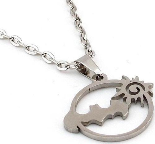 THE BATMAN DARK KNİGHT SİYAH ÇELİK ERKEK KOLYE Q0268