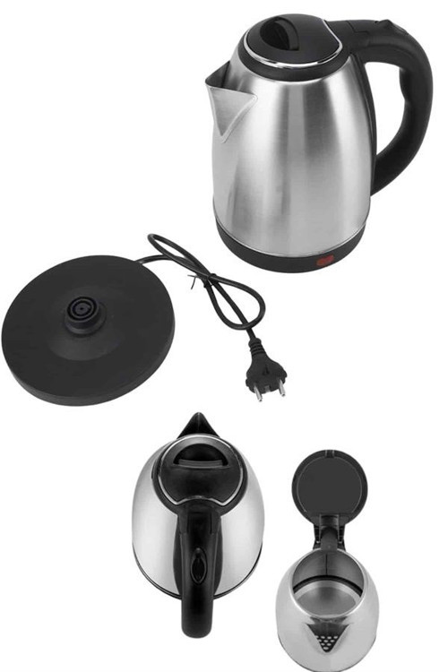 ASTRALTECH Elektrikli Paslanmaz Çelik Su Isıtcı Çelik Kettle 1.8 Lt. Uzun Ömürlü