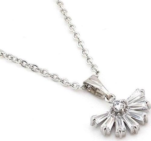 YELPAZE TASARIM PARLAK ZİRKON TAŞLI KADIN KOLYE Q0337