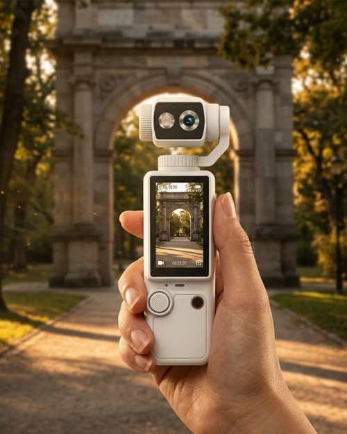 ASTRALTECH 4K Çekim Yapabilen El Kamerası Otomatik Odaklama ve Çok Fonksiyonlu Video Kayıt