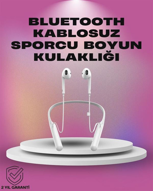 ASTRALTECH Uzun Pil Ömürlü Kablosuz Kulaklık – Boyun Askılı, 100 Saat Kullanım