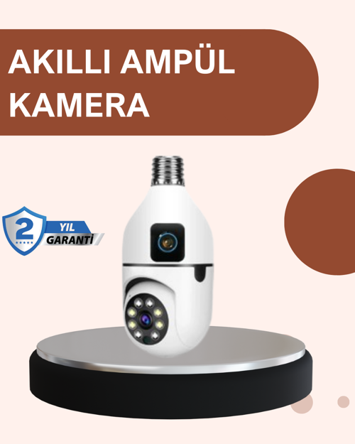 ASTRALTECH 2’si 1 Arada Güvenlik Kamerası ve Sel Işığı – Kablosuz Akıllı Kamera