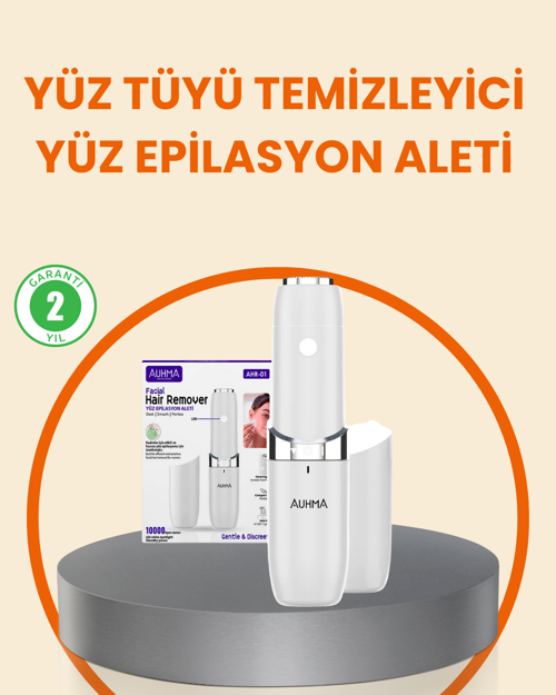 ASTRALTECH Ağrısız Yüz Tüy Temizleme Aleti Kompakt ve Sessiz Tasarım
