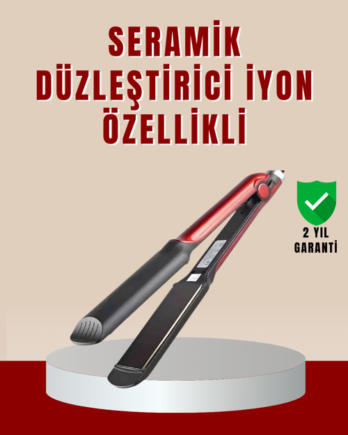 ASTRALTECH Profesyonel Saç Düzleştirici – 360° Döner Kablo ve Kompakt Tasarım
