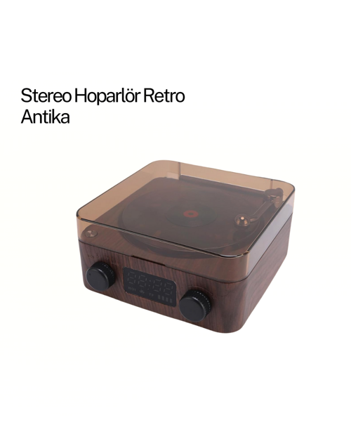 ASTRALTECH GRAMAFON SPEAKER KAHVERENGİ