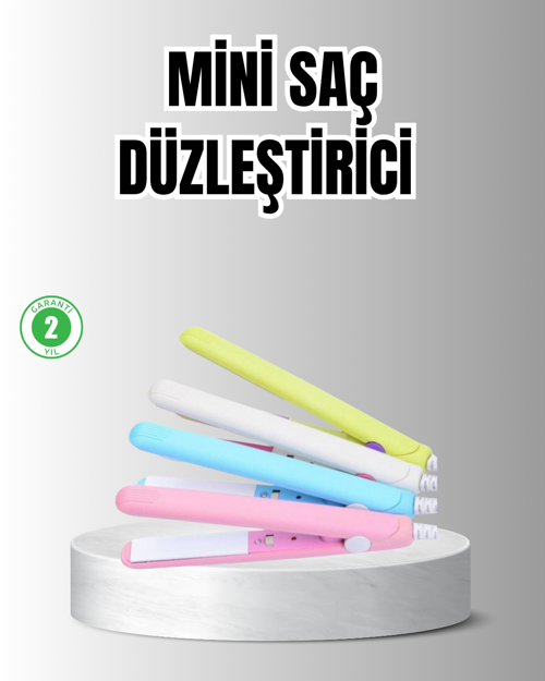 ASTRALTECH Taşınabilir Seramik Kaplama Mini Saç Düzleştirici – Seyahat ve Günlük Kullanım İçin İdeal