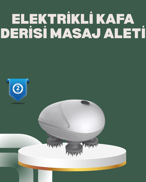 ASTRALTECH Derin Masaj Sağlayan Elektrikli Kafa Masaj Aleti