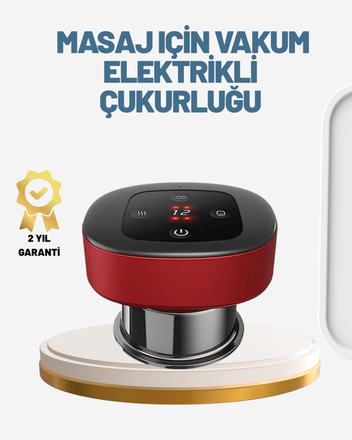 ASTRALTECH Akıllı Vakumlu Kupa Masaj Cihazı Ağrı Giderici ve Rahatlatıcı Terapi