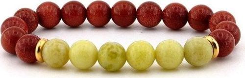 SARI JASPER ve YILDIZ TAŞI KADIN BİLEKLİK B815