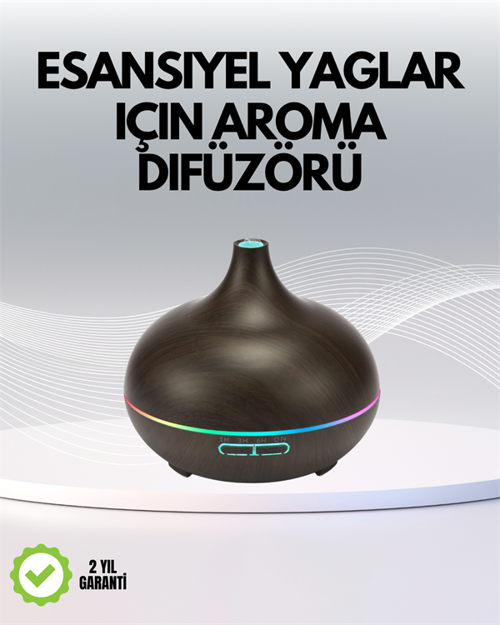 ASTRALTECH 7 Renk Işıklı Ultrasonik Hava Difüzörü – Sessiz ve Güvenli Kullanım