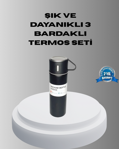 ASTRALTECH 500 ml Vakumlu Termos – Çift Kat Paslanmaz Çelik, Sızdırmaz Kapağıyla Sıcak ve Soğuk İçeceklere Özel