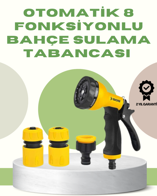 ASTRALTECH Çok Fonksiyonlu Bahçe Sulama Tabancası Ergonomik Basınçlı Sprey