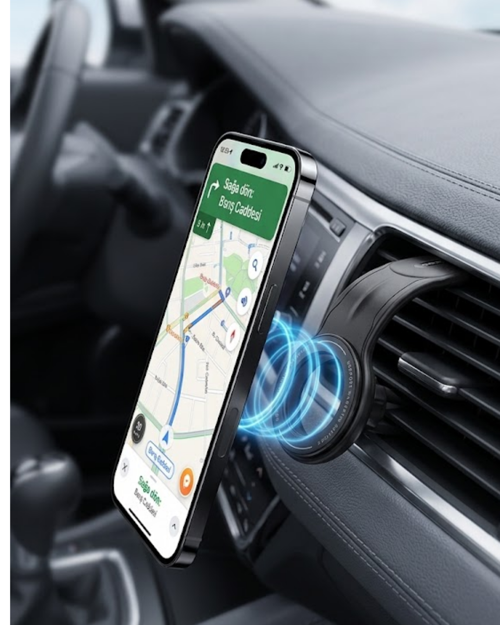 ASTRALTECH Manyetik Araç Telefon Tutucu 360 Derece Döner Güçlü Mıknatıslı Stand