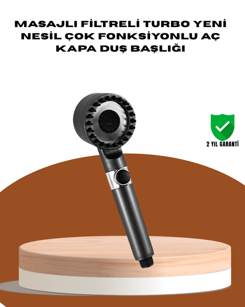 ASTRALTECH Masaj Fonksiyonlu Filtreli Duş Başlığı Dayanıklı Yapı