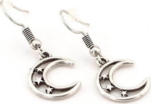 HİLAL AY YILDIZ MAT METAL SALLANTILI KADIN KÜPE EX067