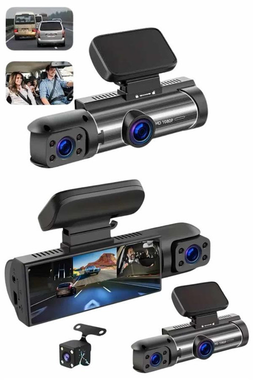ASTRALTECH Video ve Fotoğraf Kaydedici Sürüş Kamerası Ön ve Arka Çift Kameralı