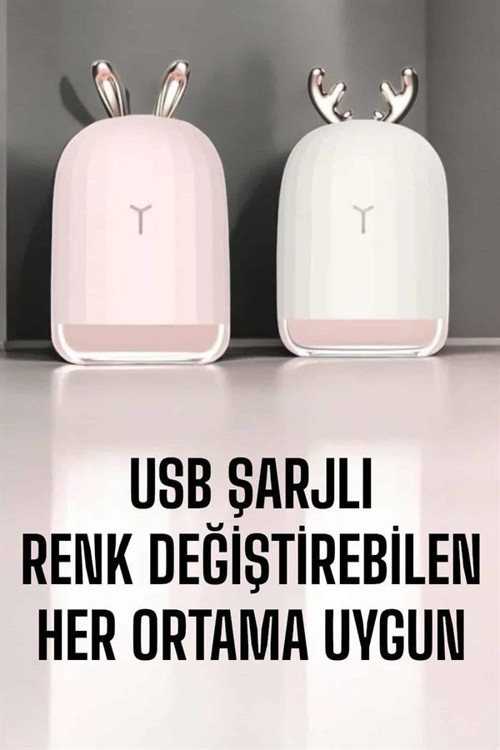ASTRALTECH Hava Nemlendirici Aromaterapi Hava Temizleyici Renk Değiştirebilen