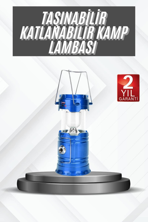 ASTRALTECH Kamp Lambası Güneş Enerjili Led Lamba Işıldak Şarjlı Powerbank Özellikli