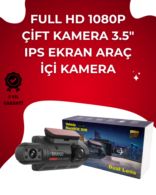 ASTRALTECH Otomatik Kayıtlı Full HD Araç Kamerası – Döngüsel Kayıt ve Hareket Algılama
