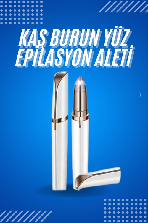 ASTRALTECH Tüy Kıl Alma Kaş Bıyık Unisex Yüz Bakım Epilasyon Aleti Pilli