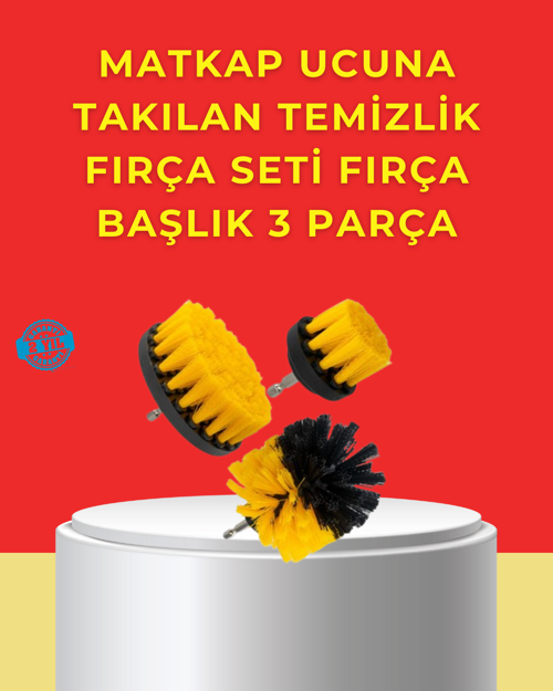 ASTRALTECH Matkap Ucu Temizlik Aparatı 3’lü Fırça Seti