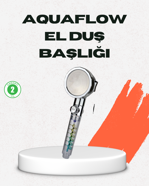 ASTRALTECH Rahatlatıcı Yağmur Etkili El Duşu – Döner Pervaneli, Dayanıklı ve Şık Tasarım