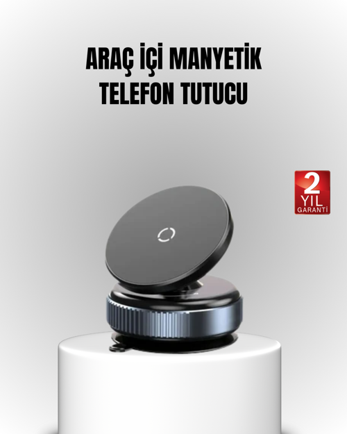 ASTRALTECH Vakum Adsorpsiyonlu Manyetik Telefon Tutucu Güçlü N52 360° Evrensel Uyumluluk