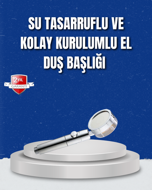 ASTRALTECH Şelale Sisi ve Masaj Özellikli Banyo Duş Başlığı