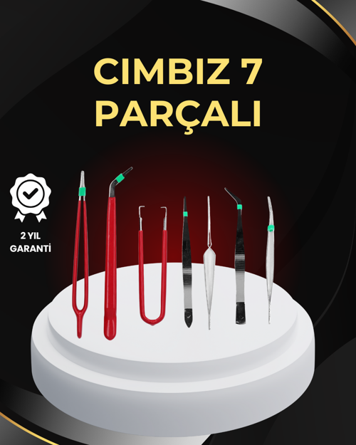 ASTRALTECH Model Yapımı ve Anakart Tamiri İçin Hassas 7’li Cımbız Seti
