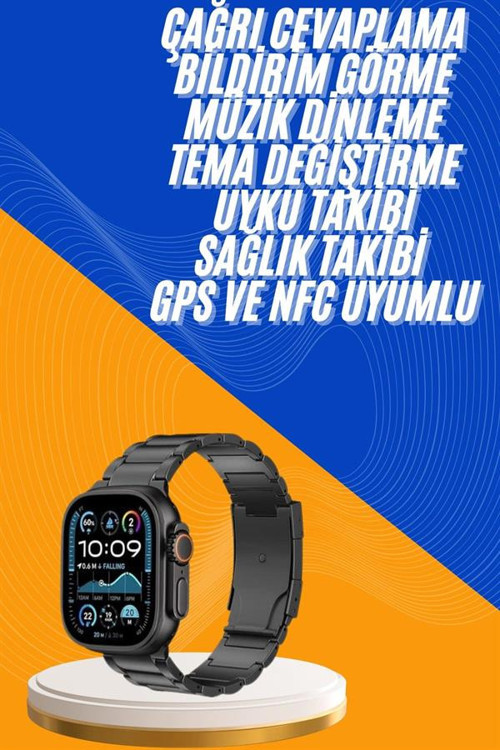 ASTRALTECH Akıllı Saat 3 Kordonlu Waterproof Adımsayar, Titreşim ve GPS Özelliği