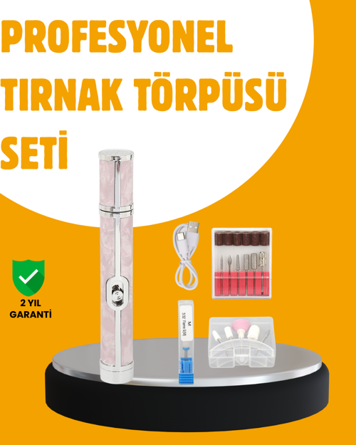 ASTRALTECH Ergonomik Saplı 20.000 RPM Hız Kontrollü Manikür Pedikür Makinesi