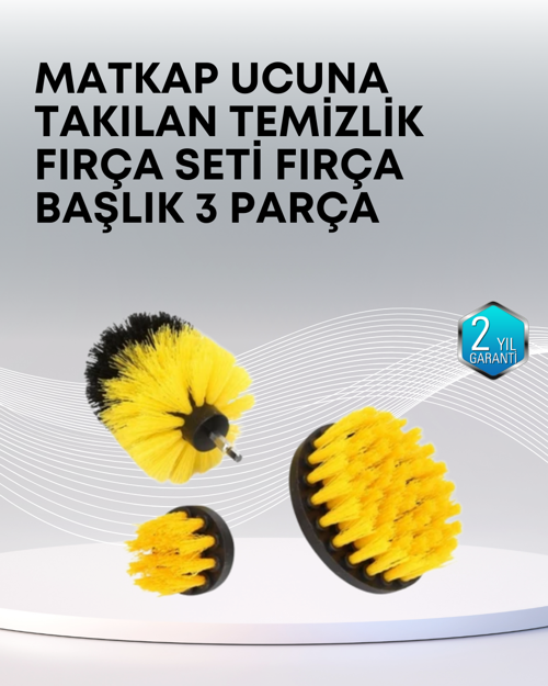 ASTRALTECH 3’lü Matkap Ucu Temizlik Fırçası Seti Çok Amaçlı