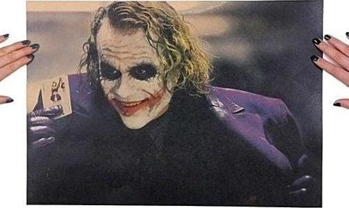 JOKER DARK KNİGHT HEATH LEDGER KRAFT POSTER AF013