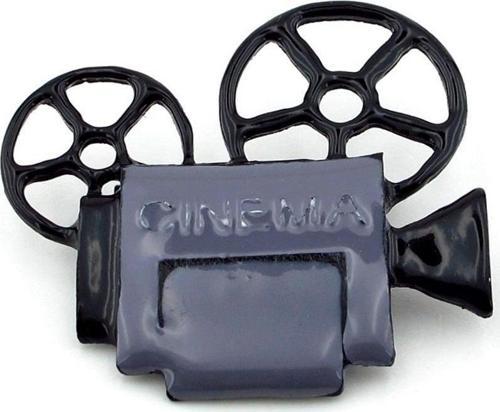 Kamera Sinema Yönetmen Film Yaka Çanta Süsü Rozet Pin RZ140
