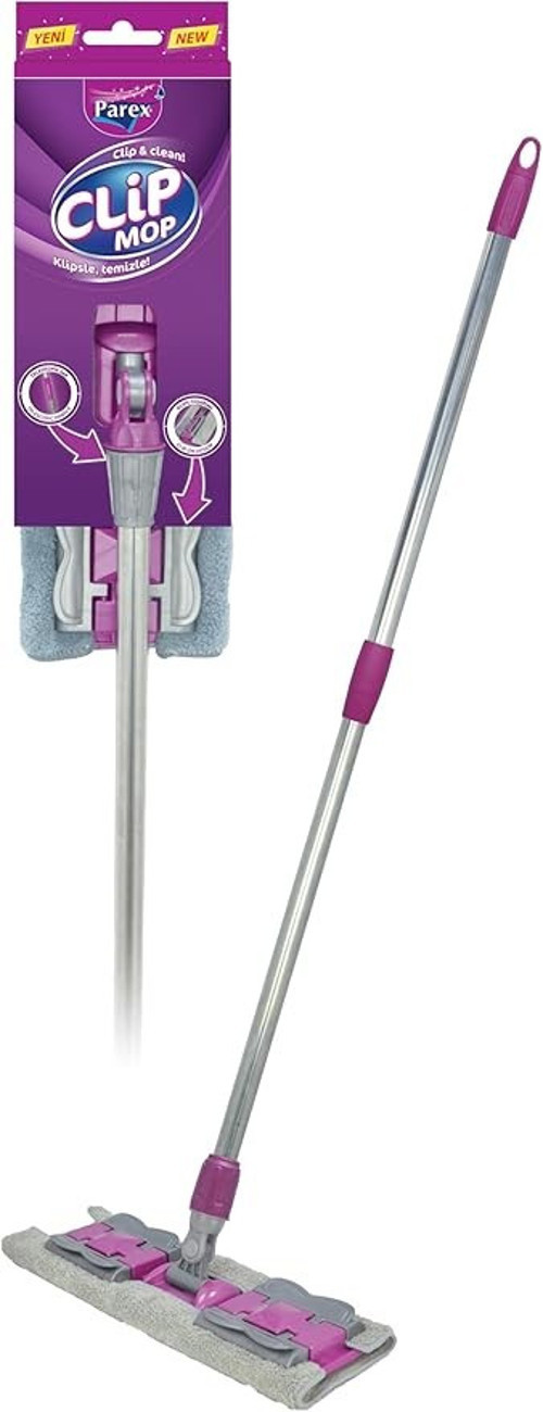 Clip Mop Yer Temizlik Sistemi Kutulu Mop Uyumlu - Yer Temizlik Havlusu 4Xl 25’Li Hediye