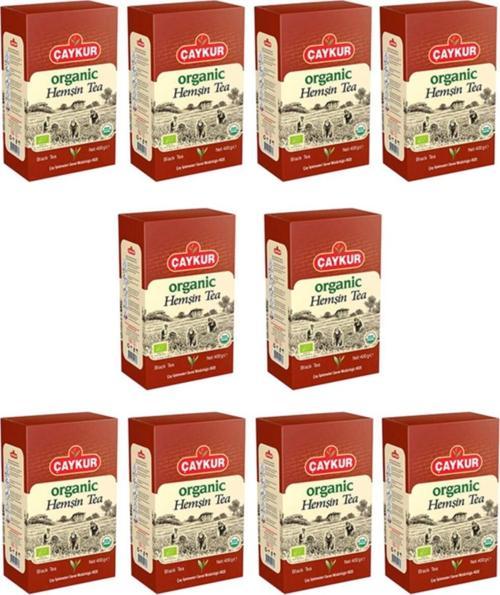 Organik Hemşin Siyah Dökme Çay 400 gr. - Karton Kutu - 10 Adet