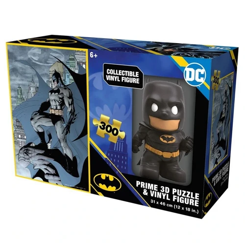 Prime 3D Batman Figür Ve 300 Parça Puzzle