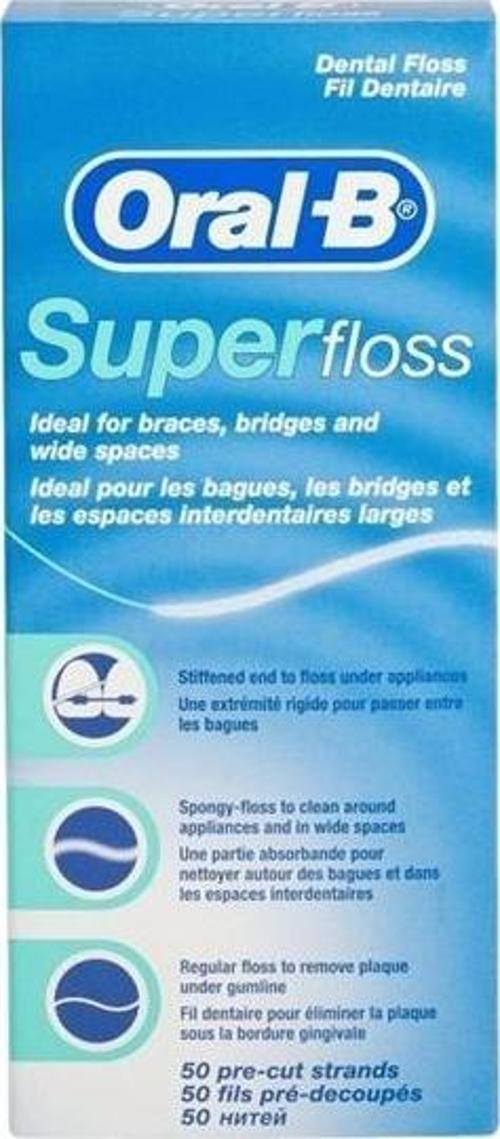 Diş İpi Süper Floss 50'li (24'lü)