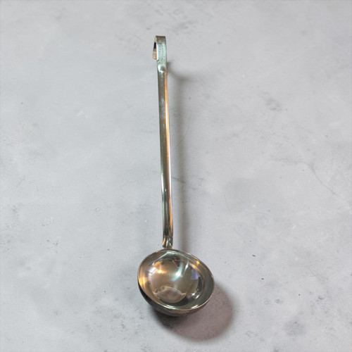 Menzir 18/10 paslanmaz çelik büyük sanayi endüstriyel servis kepçesi 36 cm.
